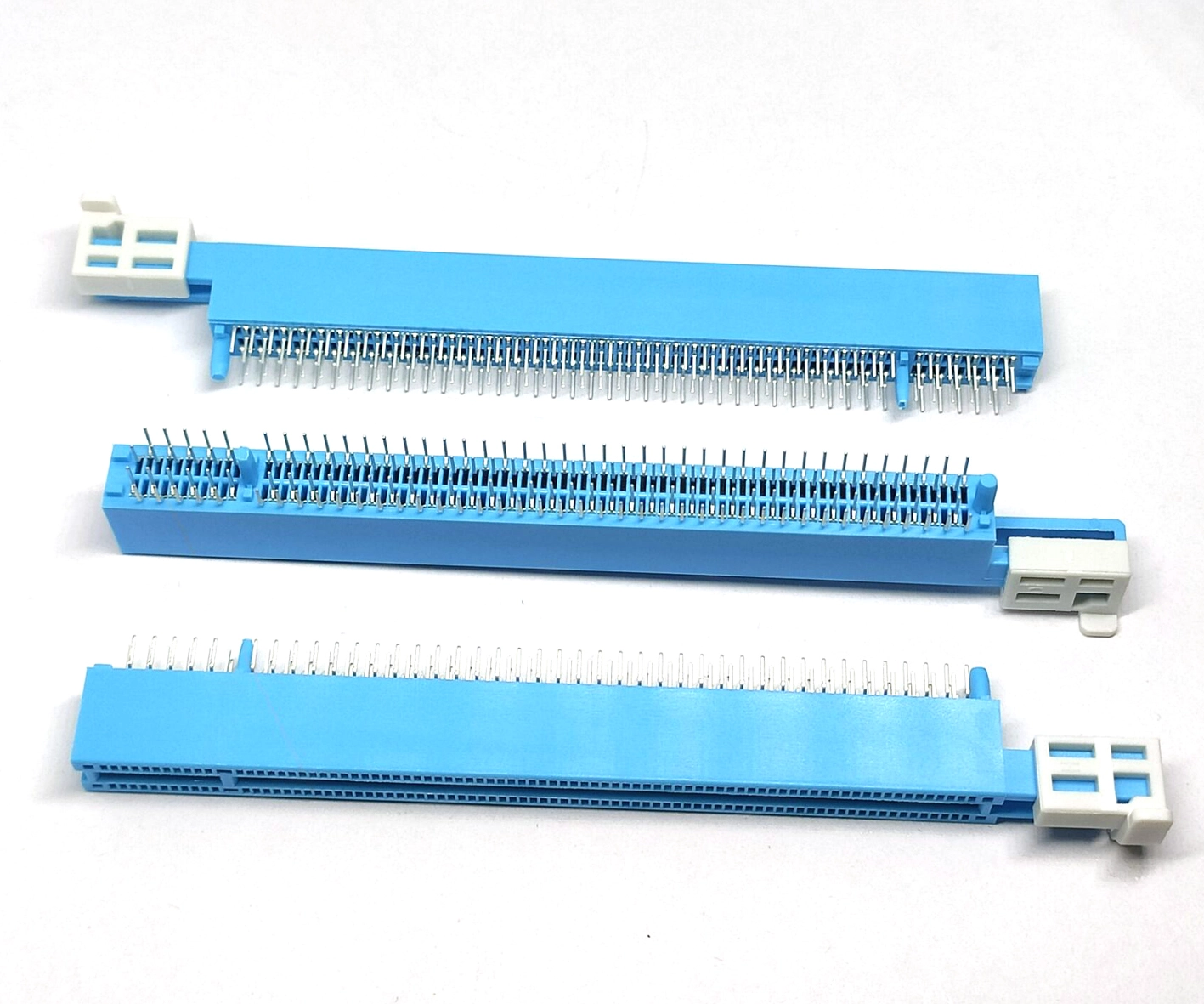 Card edge connector right angle 164pin support customization