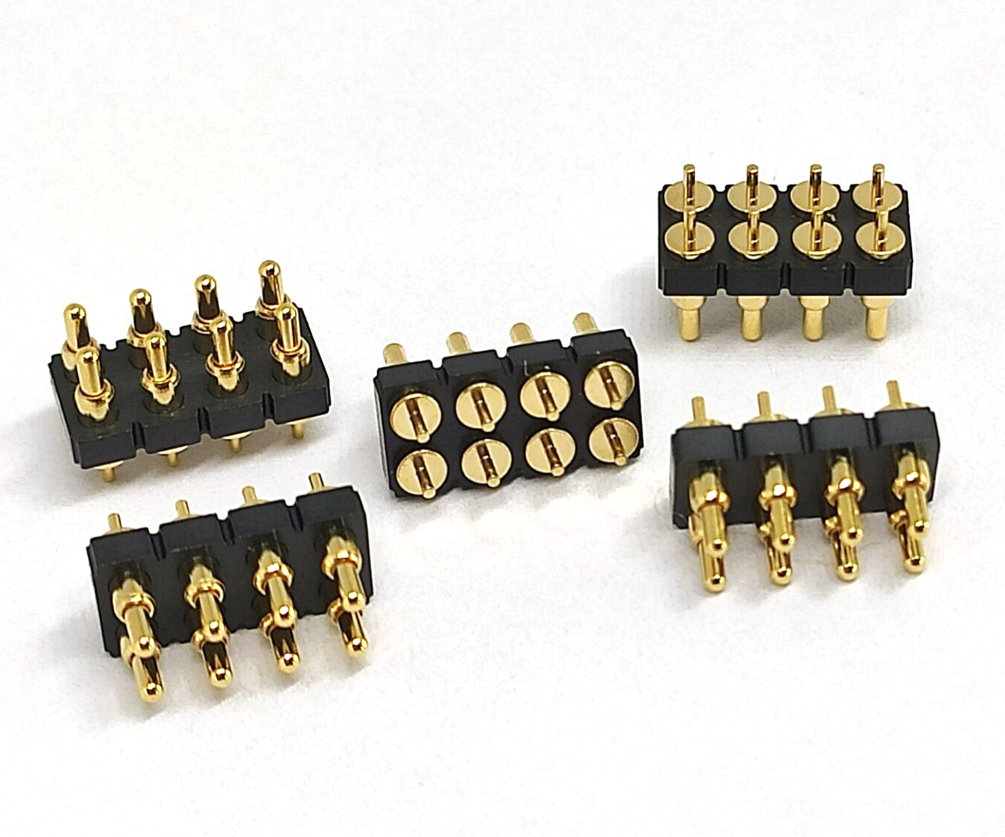 2.54mm Pogo Pin Socket H=7.0mm Single Row Dip Type