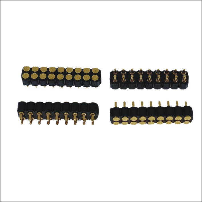 Pogo pin connectors are equipped with spring-loaded pins that ensure a constant and precise electrical connection. 