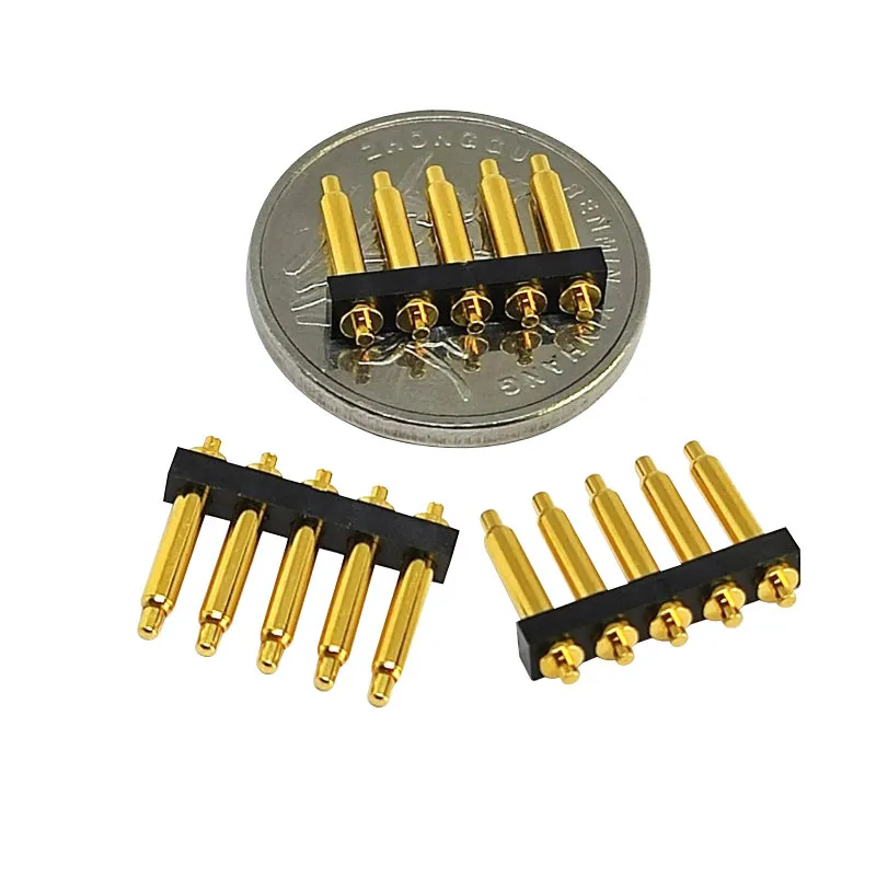 2.54mm Pogo Pin Socket H=7.2mm Single Row Dip Type