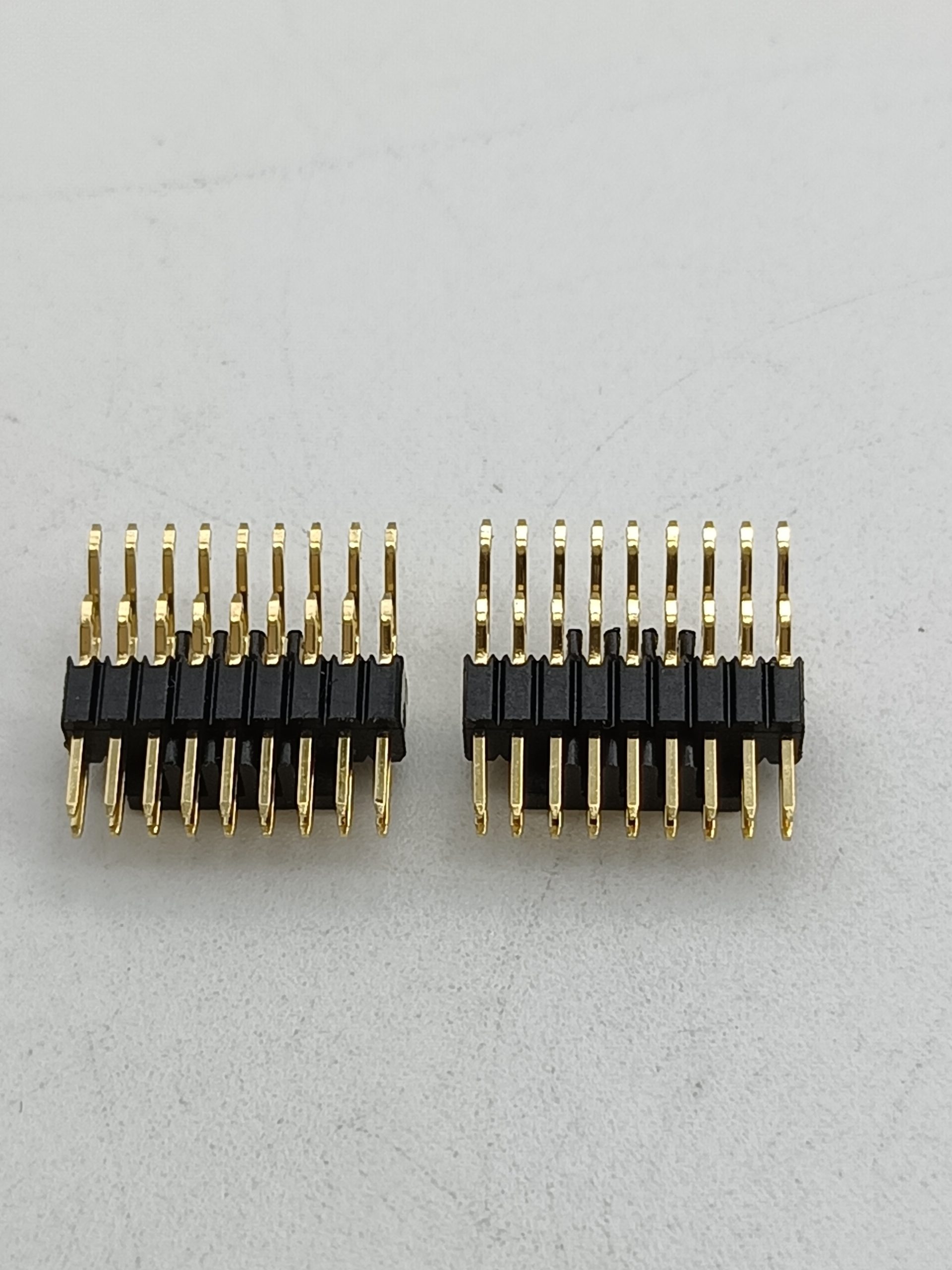 1.27mm pin header r/a smt type 18p