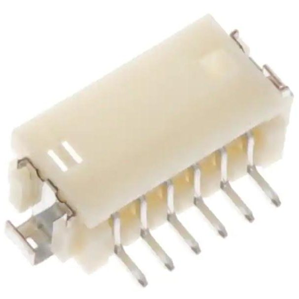 DF13A-6P-1.25H is a 6-pin, 1.25mm pitch Hirose DF13 series connector. Its compact design and precise connections make it ideal for electronics, ensuring reliable data and power transmission. 