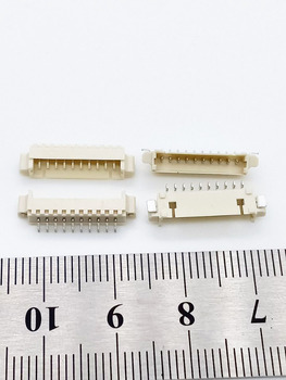 1.25MM HDR 10 CKT Right-Angle CONN. SMD 10 VIE