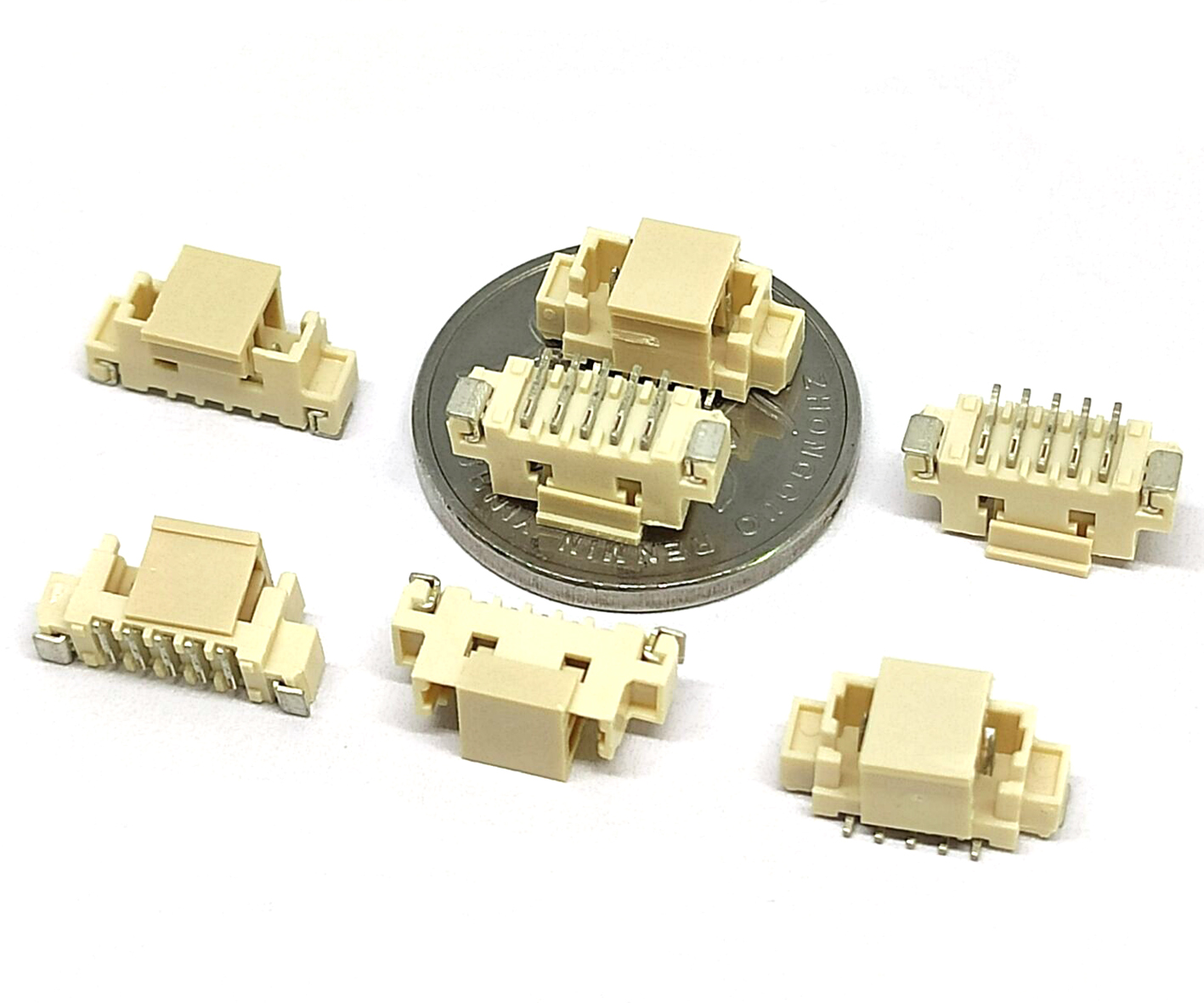 1.25mm Pitch PicoBlade 53398 PCB Header Single Row Vertical Surface Mount 5 Circuits 533980571