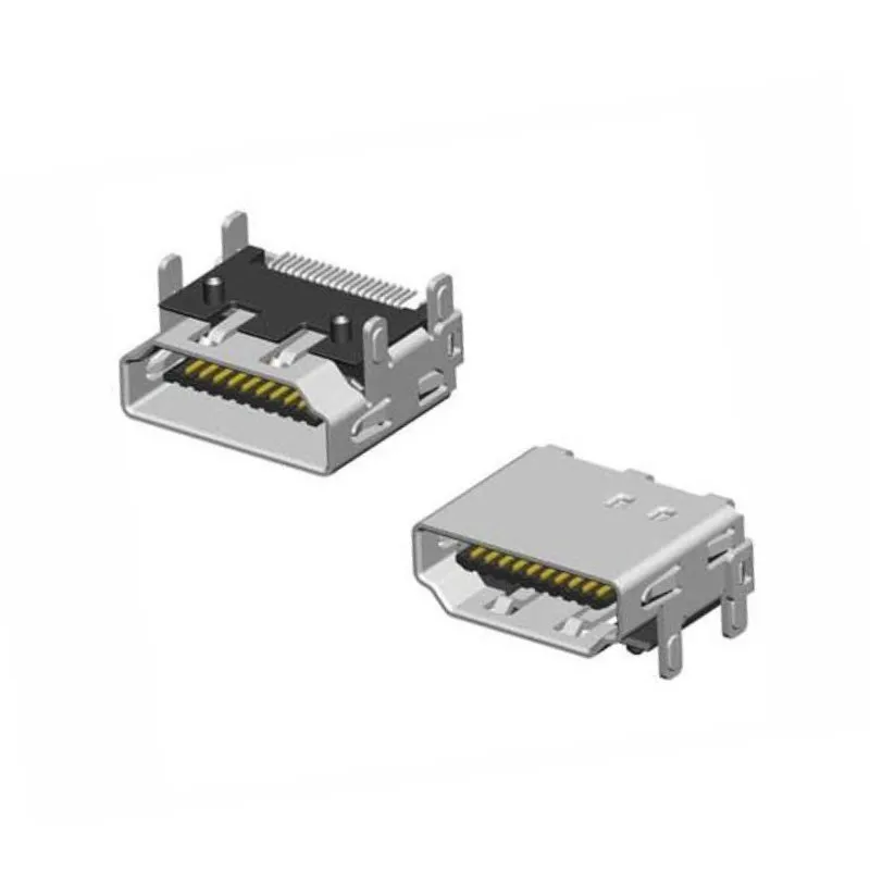 HDMI Plug R/A SMT 19P