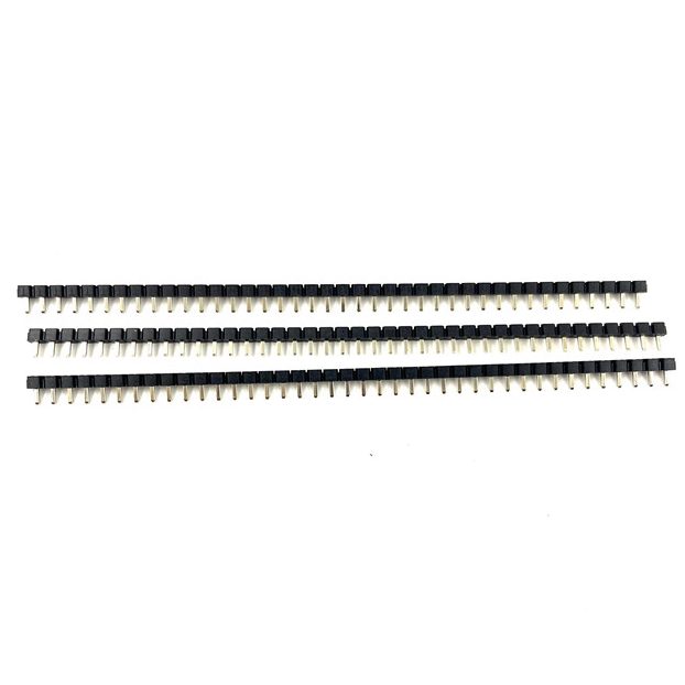 40 Pin Male Header 0.1″ 2.54mm Breadboard PCB Strip Connectors pin header