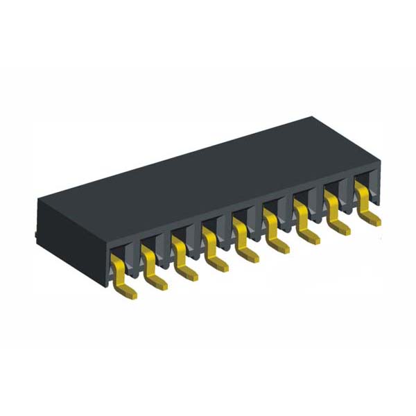2.54mm PCB Socket Horizontal Entry SMT Type Single Row