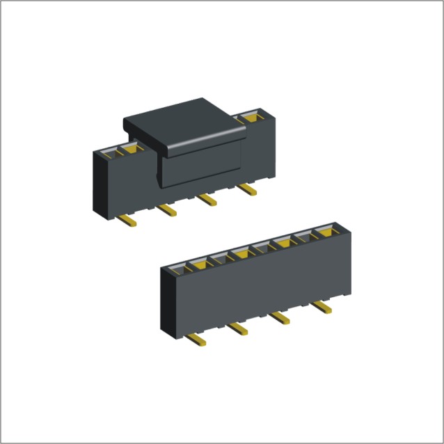 SMD pin headers are used to create electrical connections between a printed circuit board.