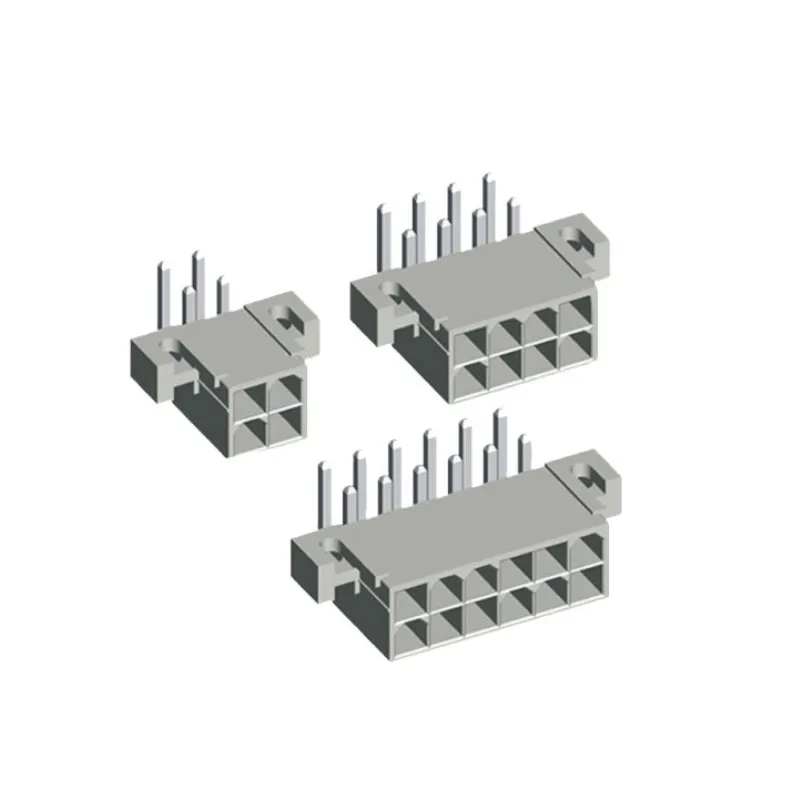 MX 4.2mm Wafer R/A Dip Type With Mounting Ear Double Row