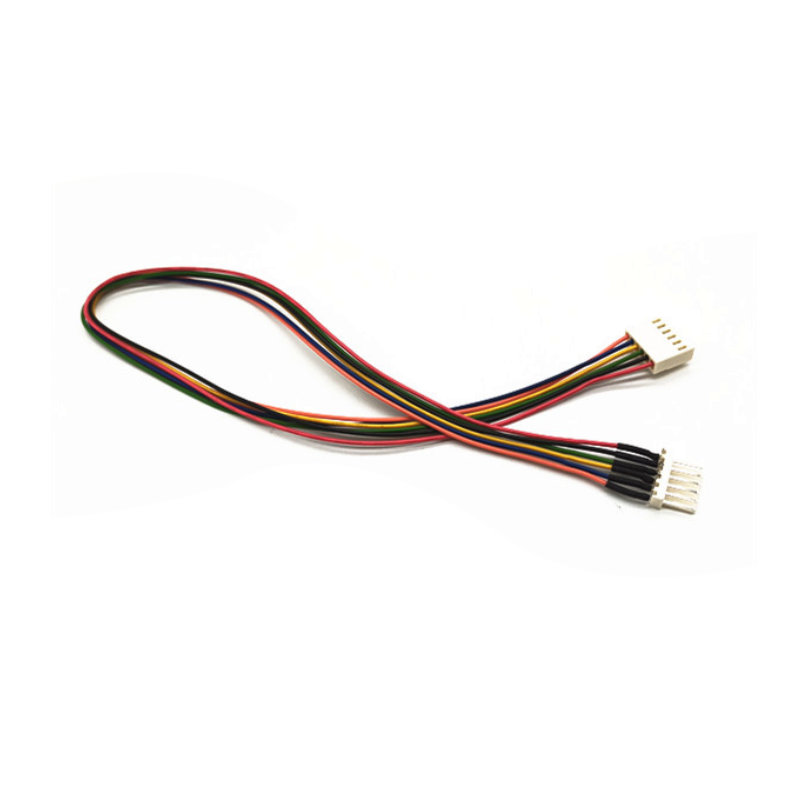 2.54mm spacing 6 pin extension harness awg26 L=400mm for home appliance and automotive