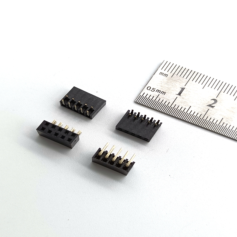 2.0mm PCB Socket R/A Dip Type Double Row