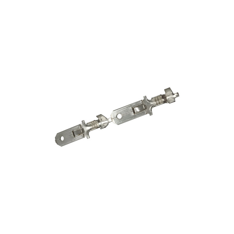 Manufacturer wholesale 9.0mm housing blade terminal crimping in reel flat blade crimp spade pins