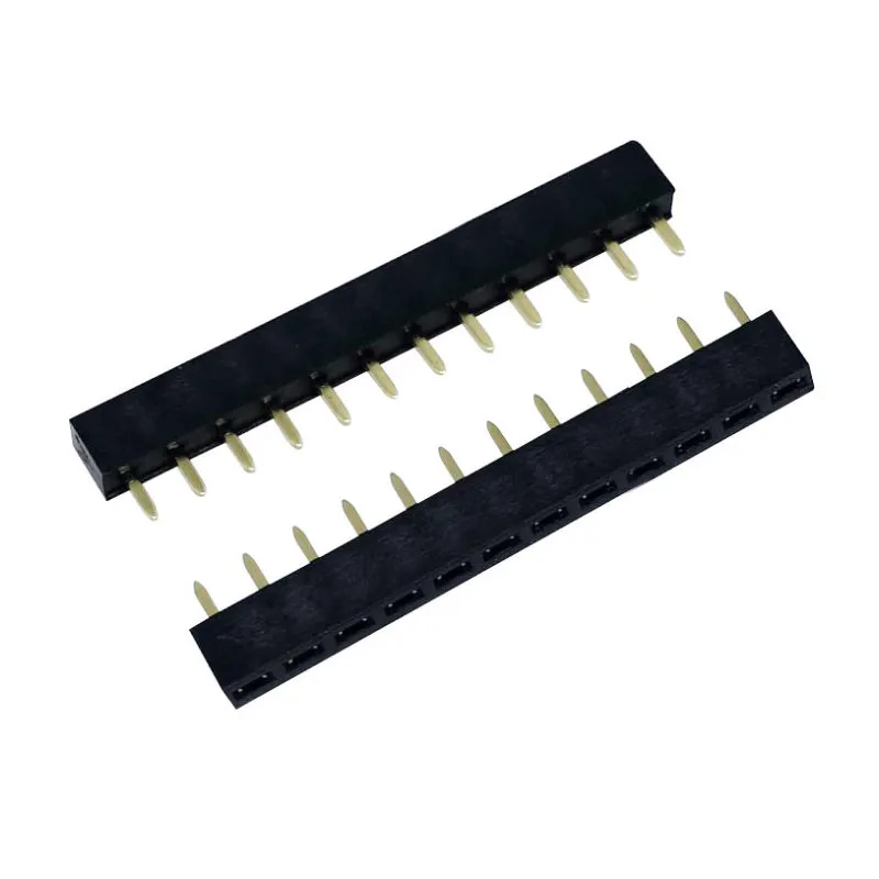 2.54mm Single Row Straight Socket Strip 3.6 Profile equivalent to SSW-1 series