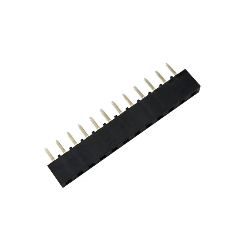 2.54mm Single Row Straight Socket Strip 5.0 Profile equivalent to SSW-1 series