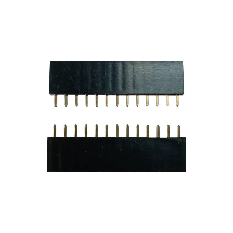 2.54mm Single Row Straight Socket Strip 8.5 Profile equivalent to SSW-113-01-G-S