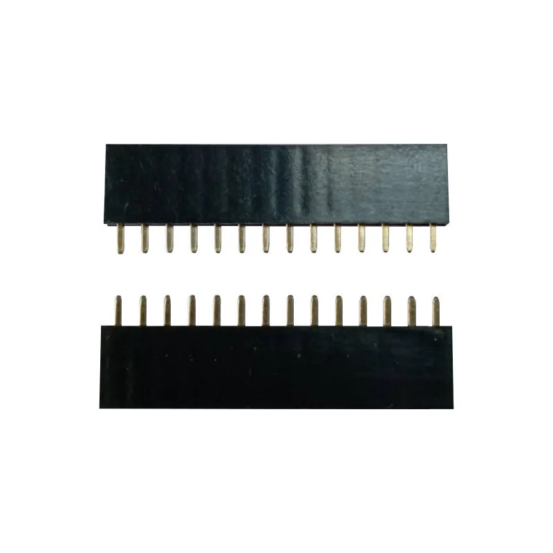 2.54mm Single Row Straight Socket Strip 8.5 Profile equivalent to SSW-114-01-G-S