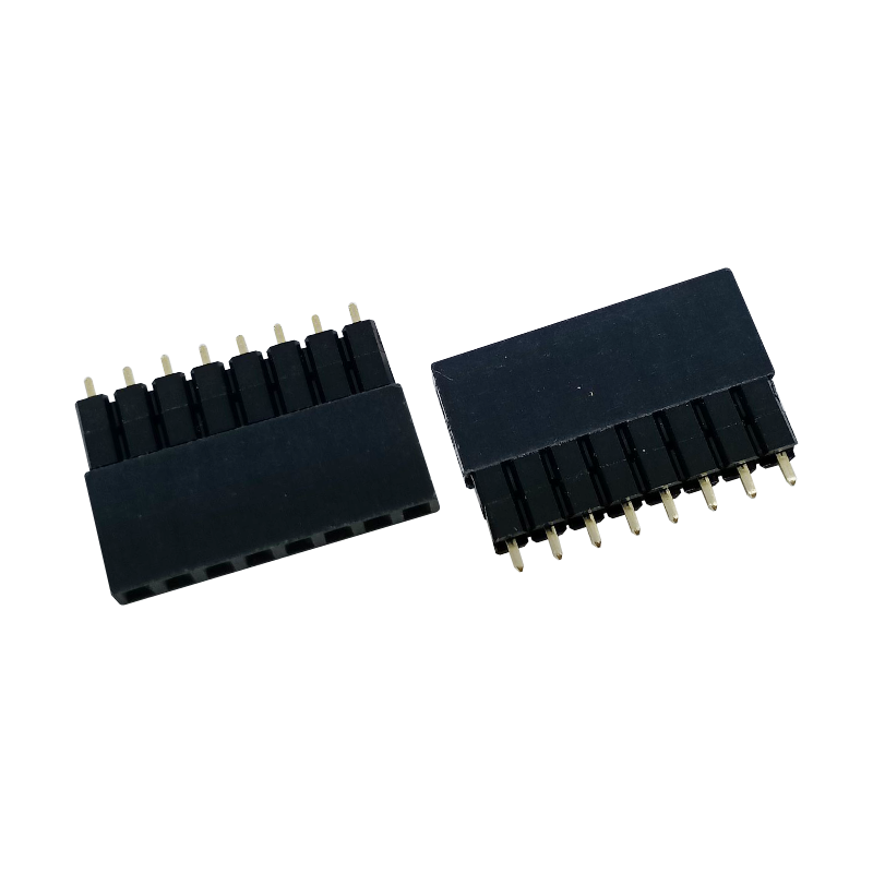 2.54mm Pitch 8 Pin Female Header Single Row Straight Pin Header equivalent ESW-1