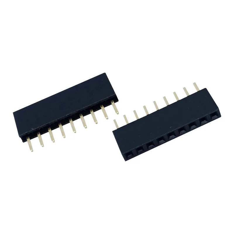 2.54mm Pitch 09 Pin Female Header Single Row Straight Pin Header equivalent ESW-1