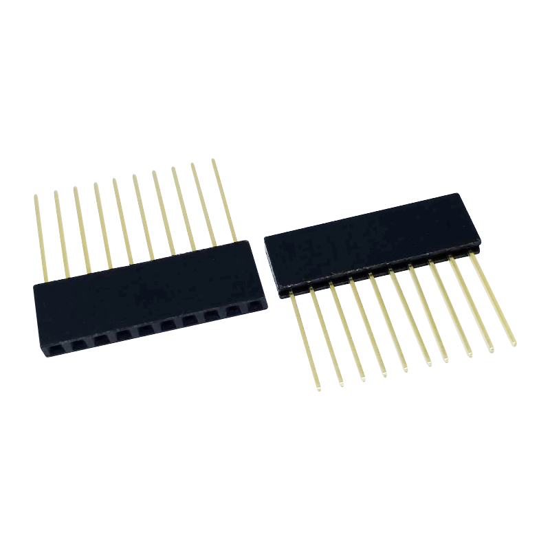 2.54mm Pitch 10 Pin Female Header Single Row Straight Pin Header equivalent ESW-1