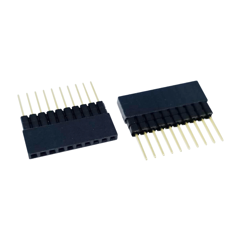 2.54mm Pitch 10 Pin Female Header Single Row Straight Pin Header equivalent ESW-1