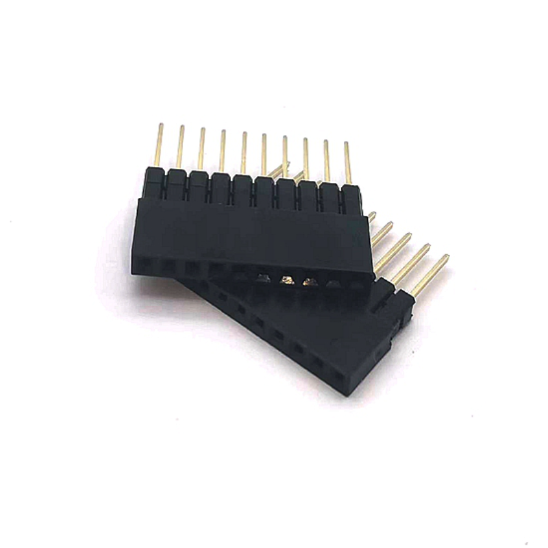 2.54mm Pitch 10 Pin Female Header Single Row Straight Pin Header equivalent ESW-1