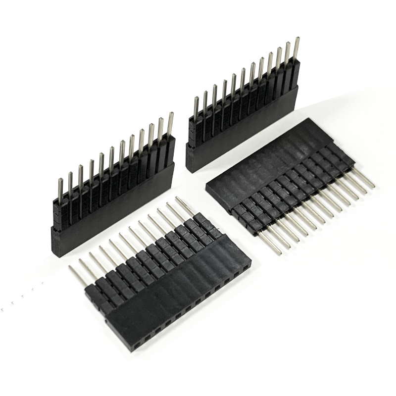 2.54mm Pitch 12 Pin Female Header Single Row Straight Pin Header equivalent ESW-1