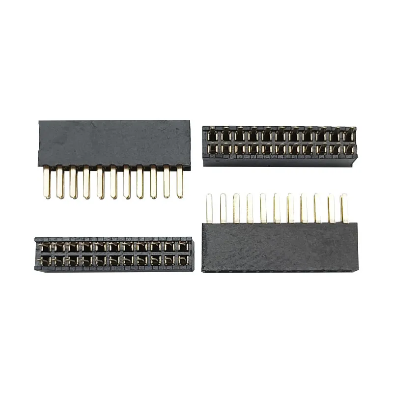 1.27mm pitch PCB Socket vertical double row 22 pin equivalent to  SFMC-1 Series