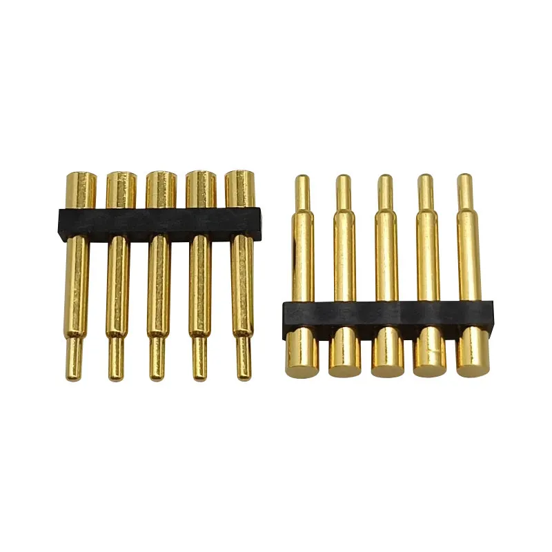 Pogo pin 2.5mm 5pin spring loaded connector Dip Type H=13mm