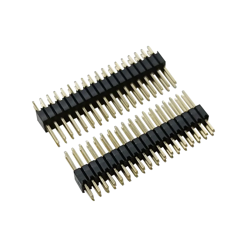 1.27mm Pitch Pin Header connector 36 pin Double Rows Straight Dip Type equivalent to FTS Series