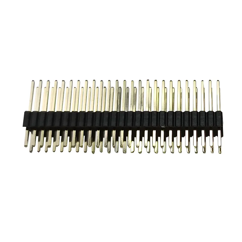 1.27mm Pitch Pin Header Double Rows Straight Dip Type equivalent to FTS Series