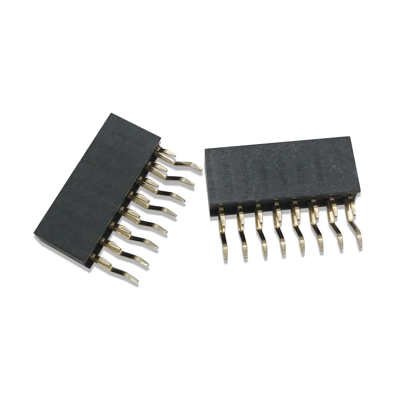 2.54mm pitch SMT double row 8.5mm height female socket 2X8PIN