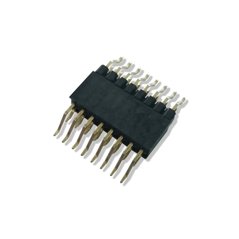 2.54mm pitch SMT double row 8.5mm height female socket 2X8PIN