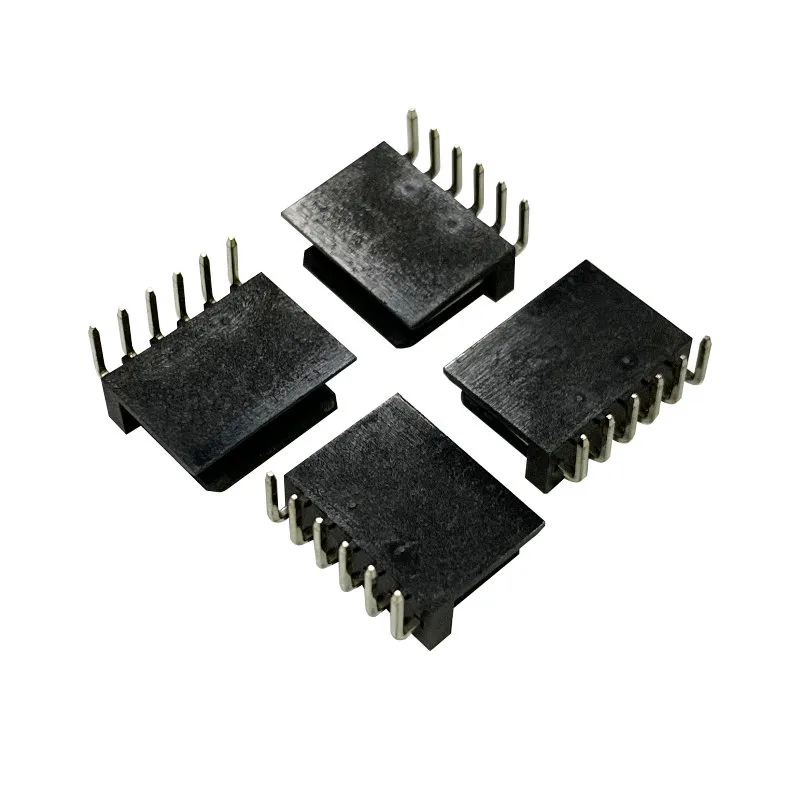 6P MOD II SHROUDED HEADER 826468-6 2.54mm pitch wire to board connector for TE Connectivity AMP AMPMODU